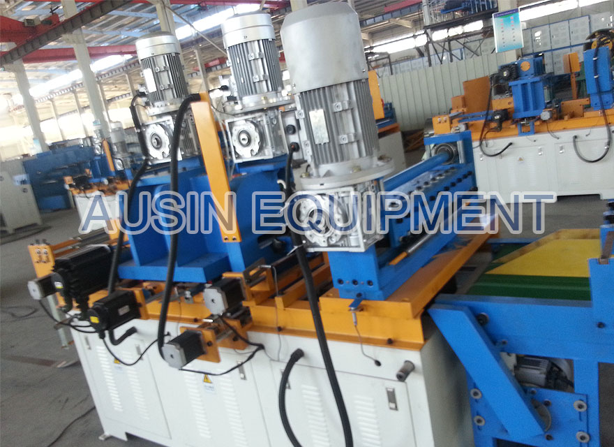 Multi-holing transformer core cutting machine